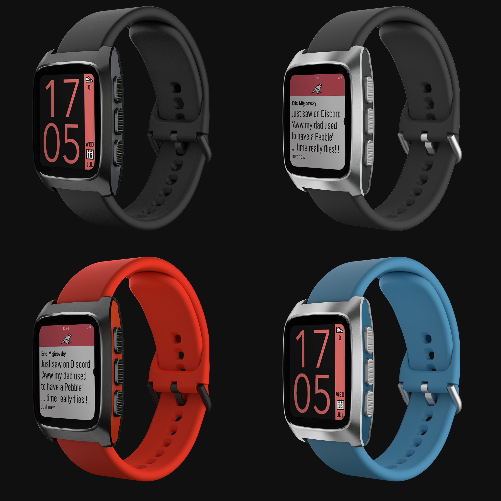Цветные версии Pebble Time 2